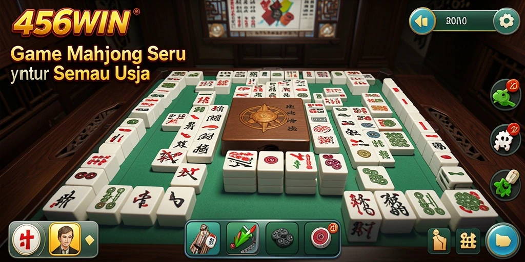Tampilan gameplay Mahjong yang menarik di 456WIN.