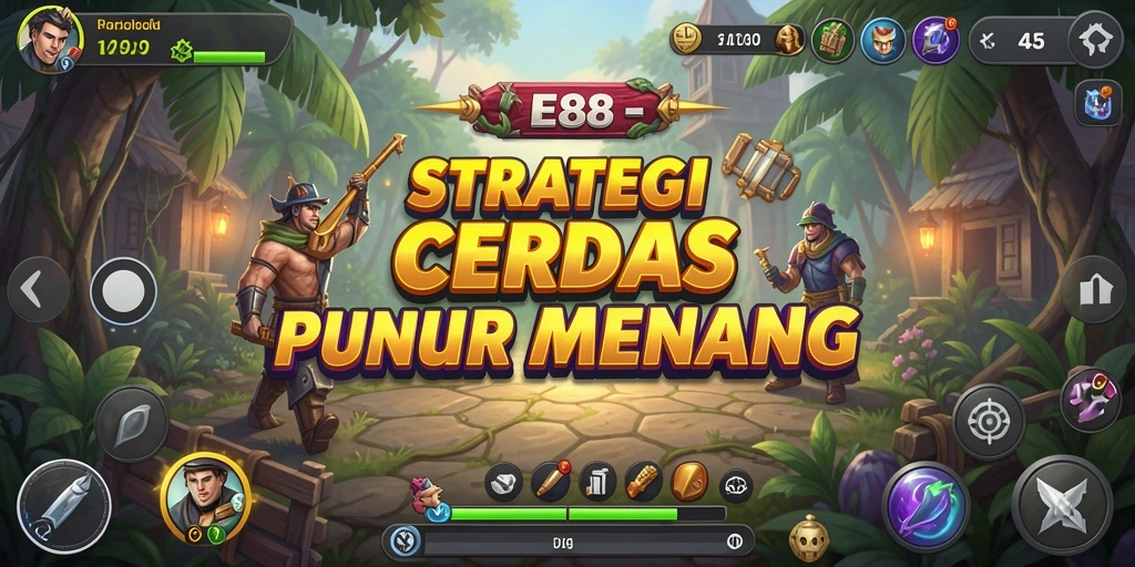 Screenshot utama E88 menampilkan strategi mendalam dalam gameplay.
