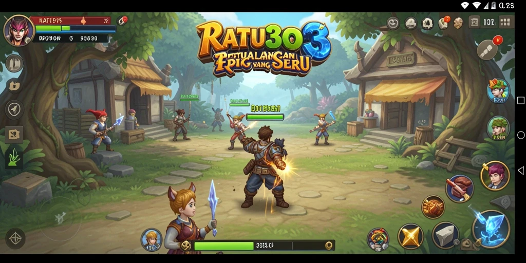 Tampilan gameplay RATU303 yang menakjubkan dalam petualangan RPG.