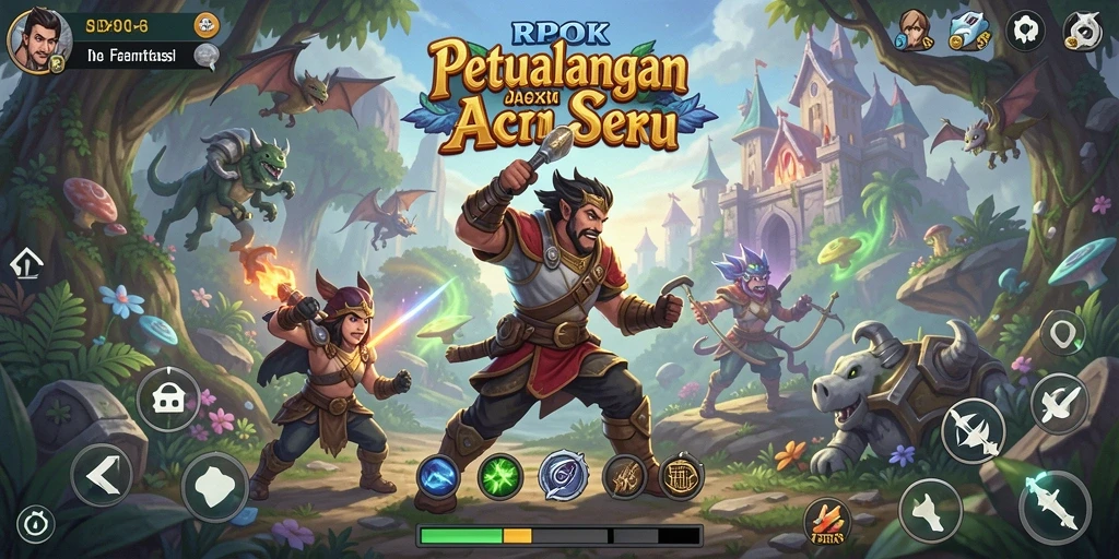 Gameplay ARPG yang seru dan mendebarkan di RPOK.