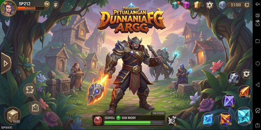 Screenshot gameplay SP212 yang menampilkan aksi pertempuran seru.